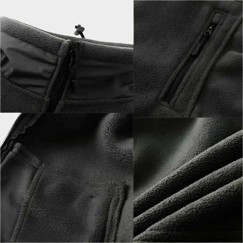 Homsar Multi Pockets Turtleneck Jacket