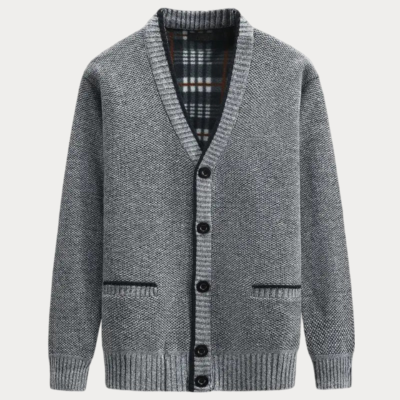 Aldorria V Neck Knitted Cardigan