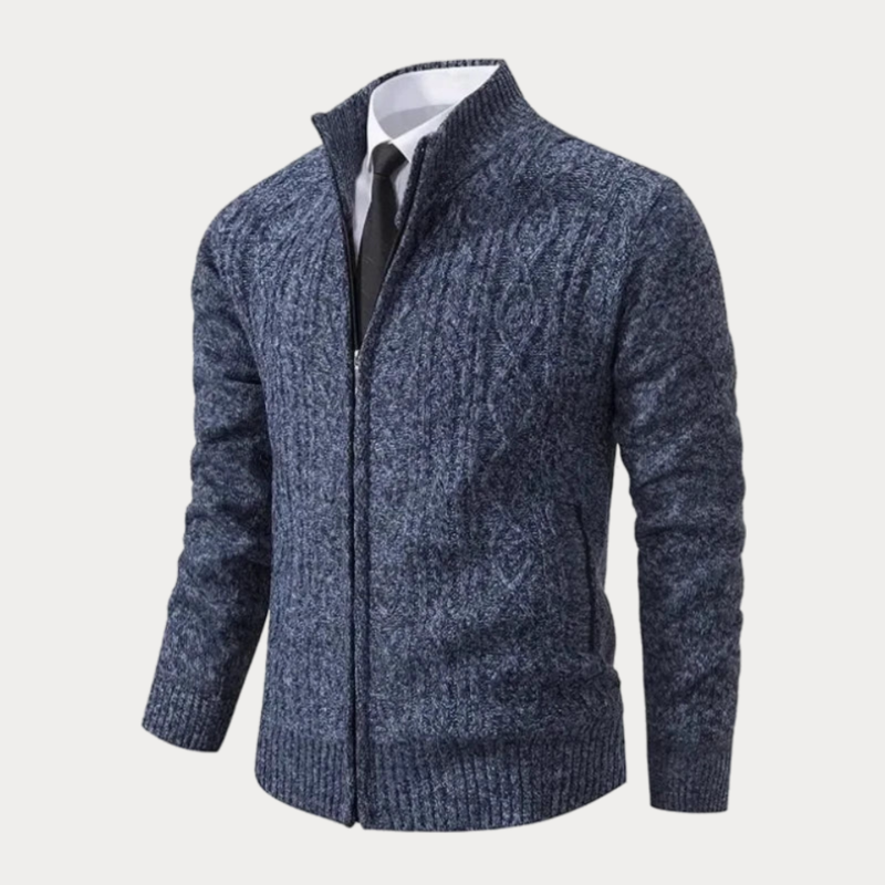 Ohak Stand Collar Cardigan