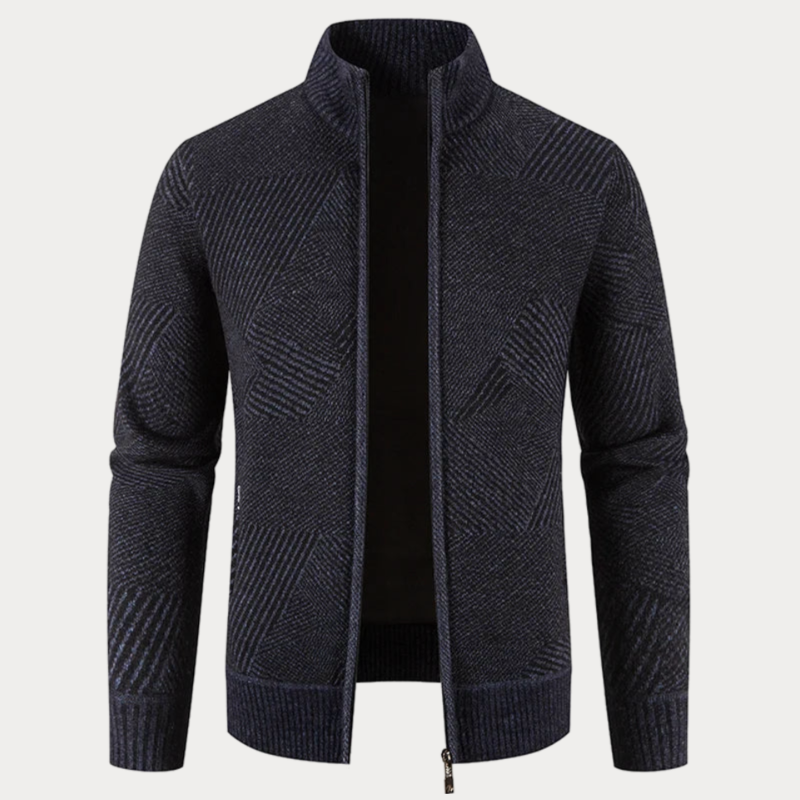 Cristales Turtleneck Knitted Jacket