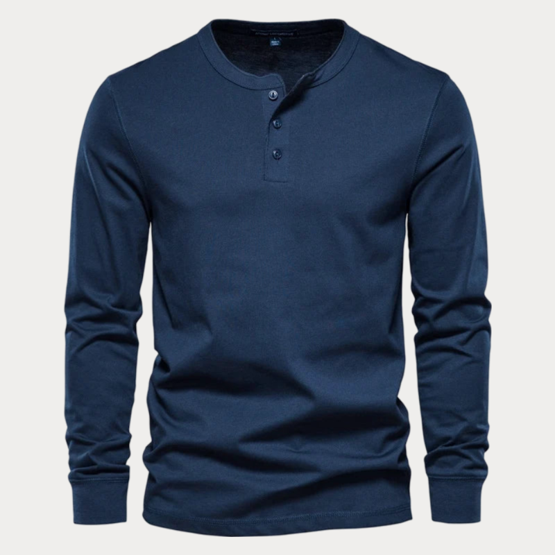 Saldus Long Sleeve Henley Shirt