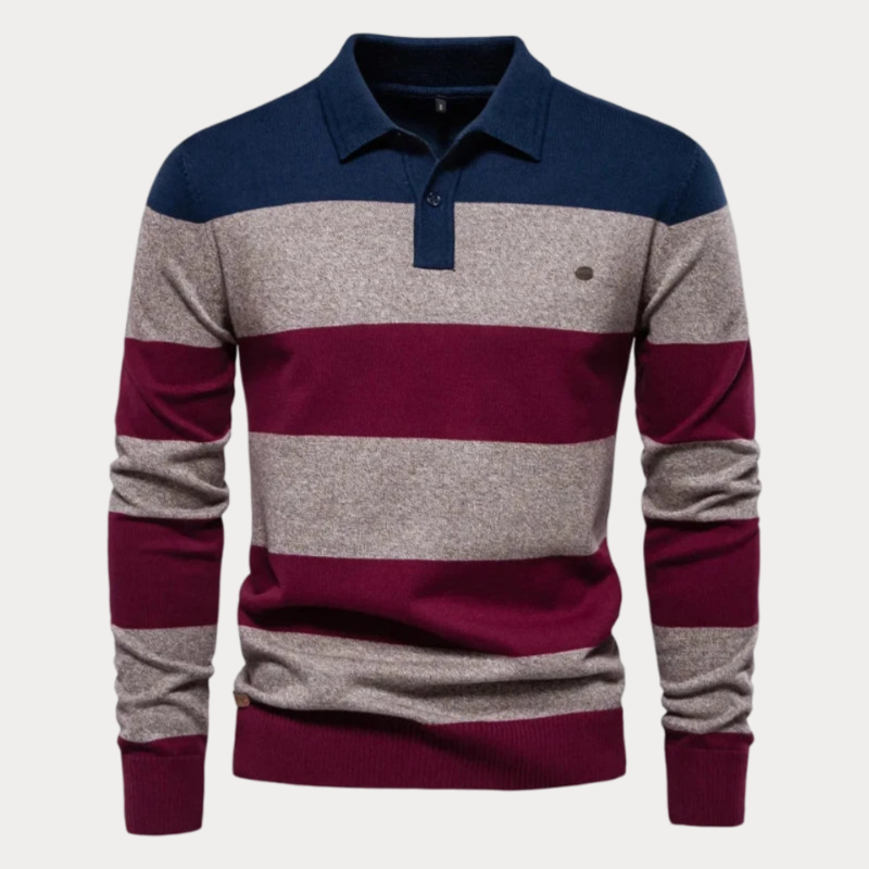 Roraima Collared Striped Sweater