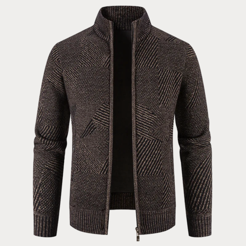 Cristales Turtleneck Knitted Jacket