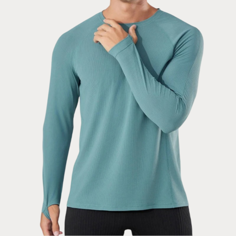 Alabaster Long Sleeve Shirt with Thumb Holes