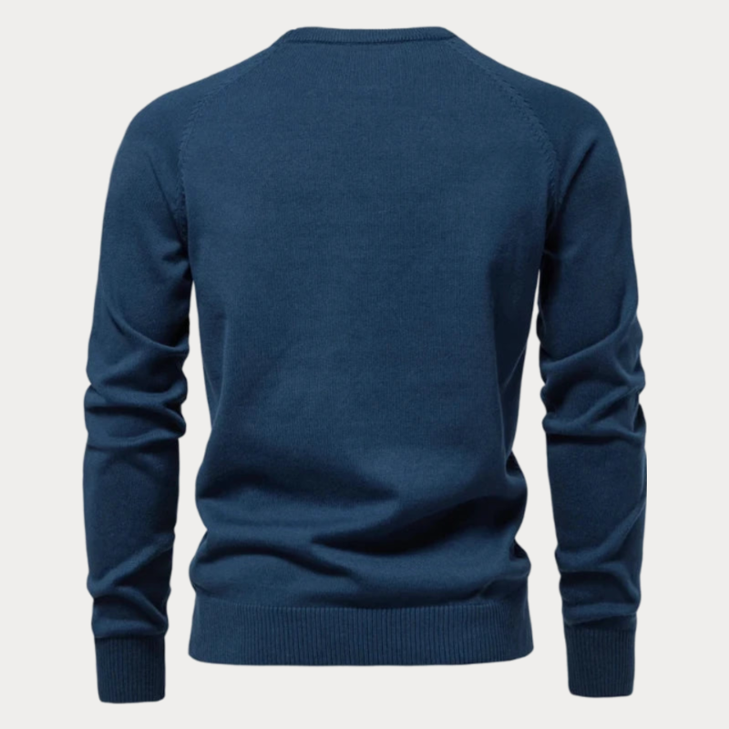 Tyre Crew Neck Cotton Sweater