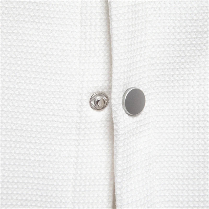 Haarby Single Pocket Button Up Sweater