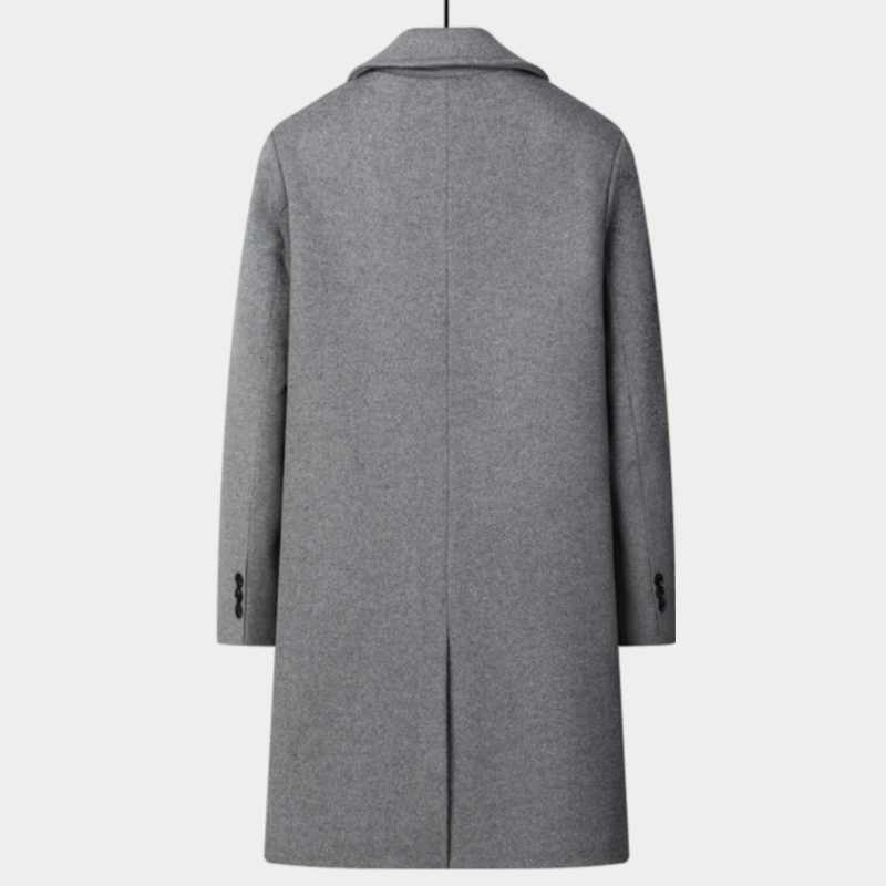 Naifaru Double Breasted Long Coat