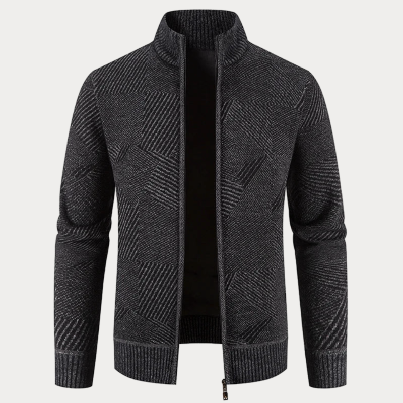 Cristales Turtleneck Knitted Jacket