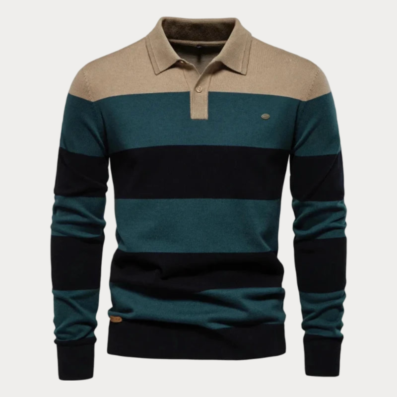 Roraima Collared Striped Sweater