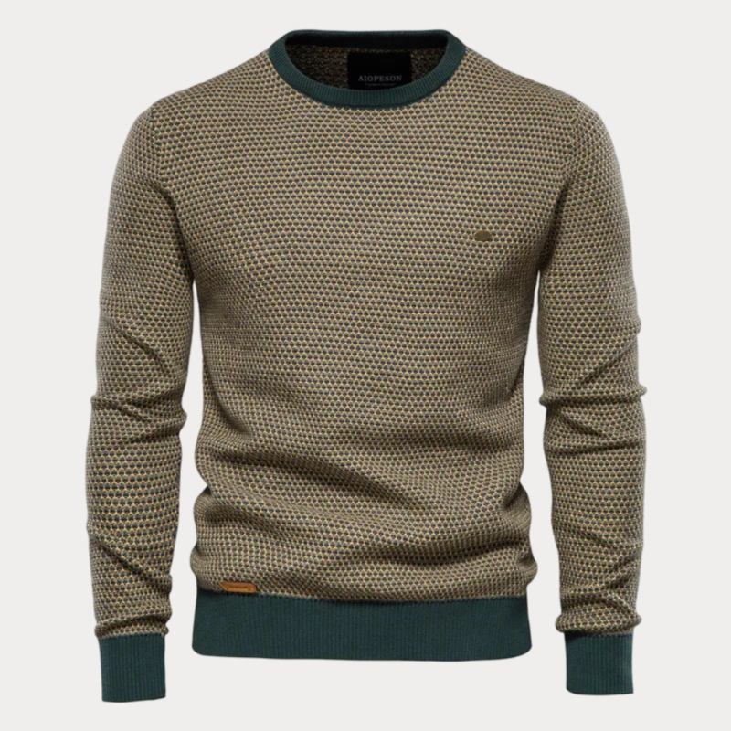 Azania Spliced Pullovers Sweater