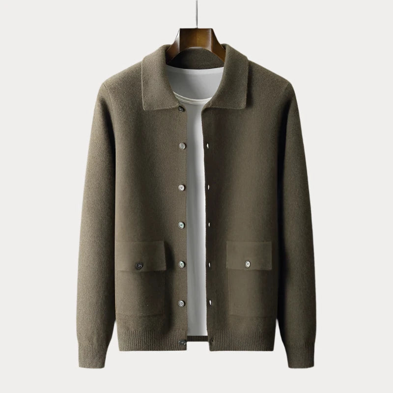 Shantou Button Up Wool Cardigan