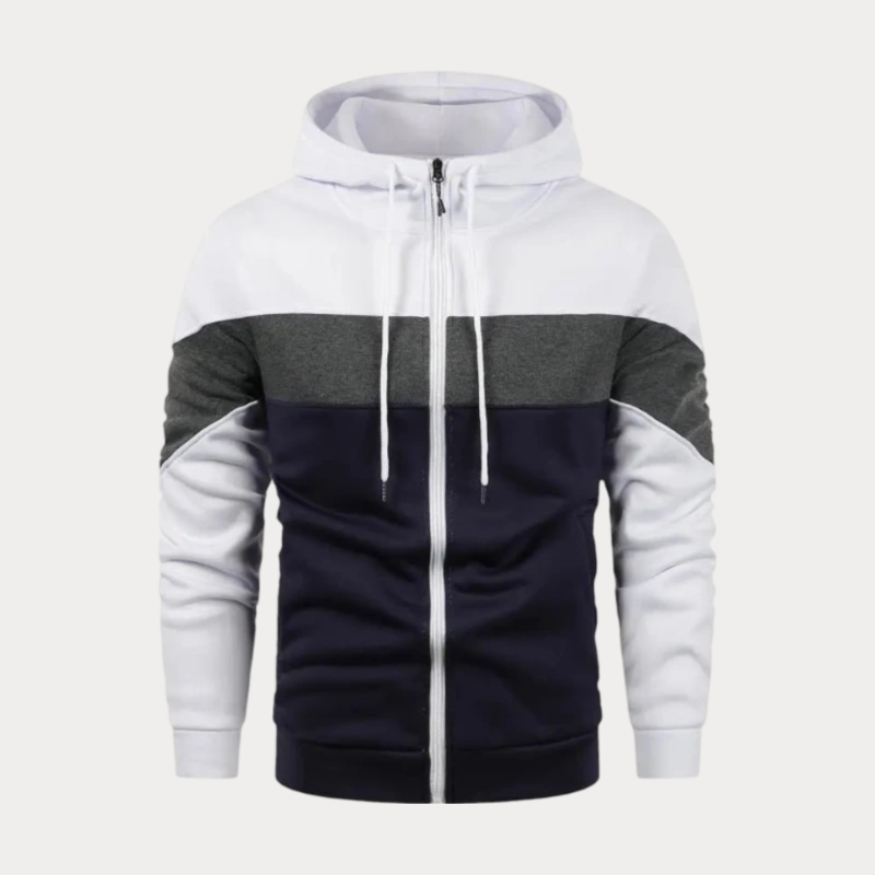 Babaj Drawstring Colorblock Hoodie