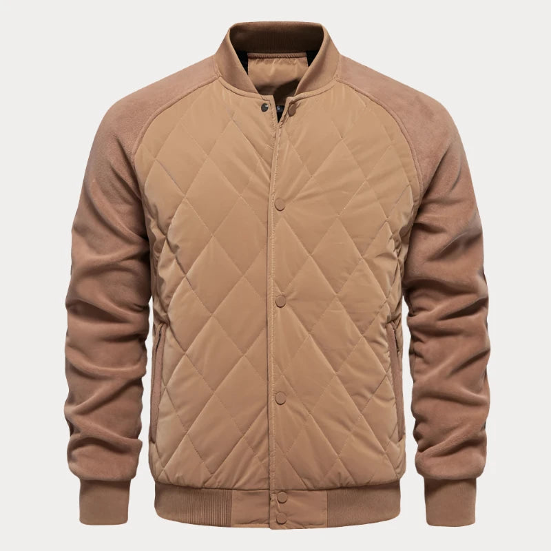 Mockland Lined Fleece Bomber Jacket