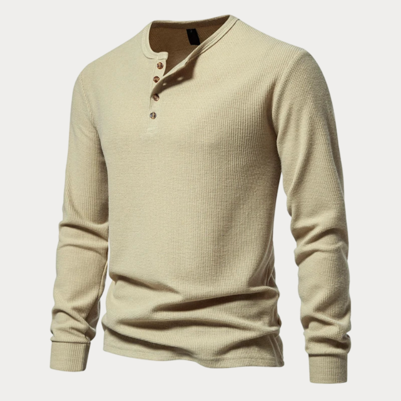 Sarajevo Long Sleeve Henley Shirt