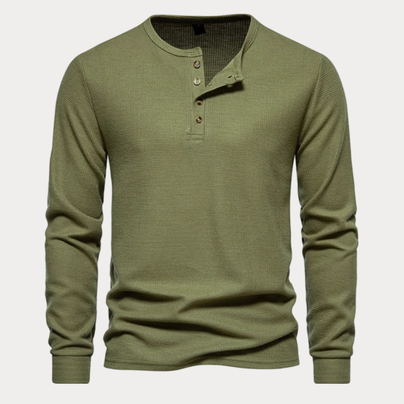 Sarajevo Long Sleeve Henley Shirt