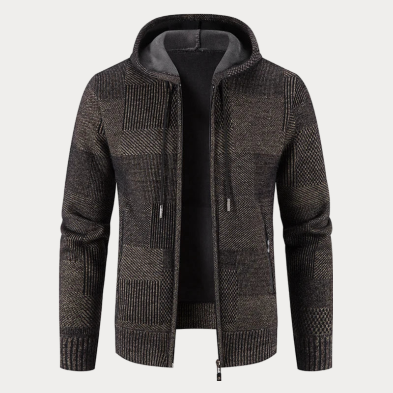 Cristales Turtleneck Knitted Jacket