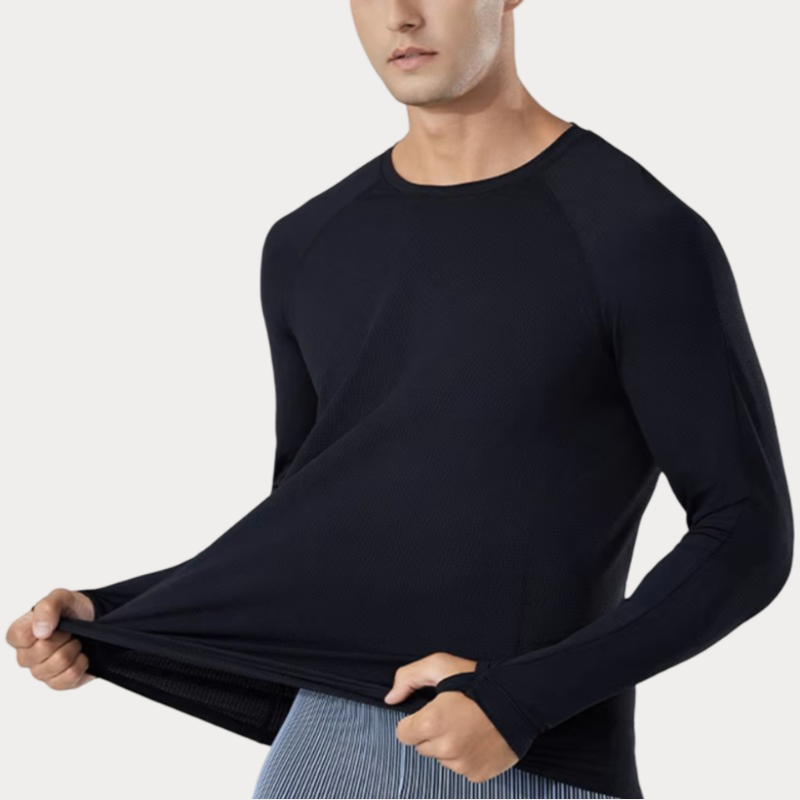 Alabaster Long Sleeve Shirt with Thumb Holes