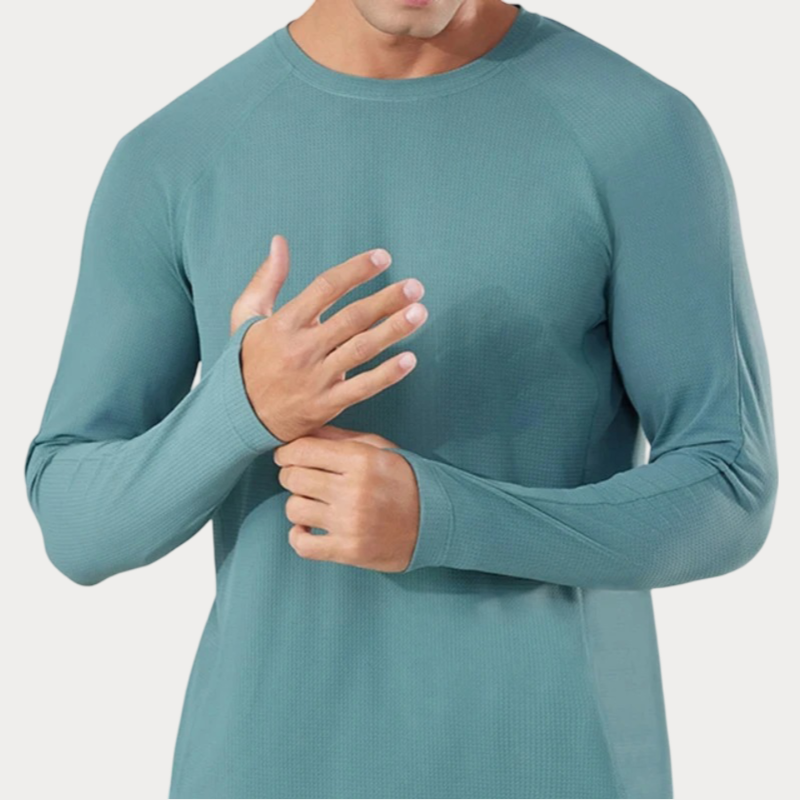 Alabaster Long Sleeve Shirt with Thumb Holes