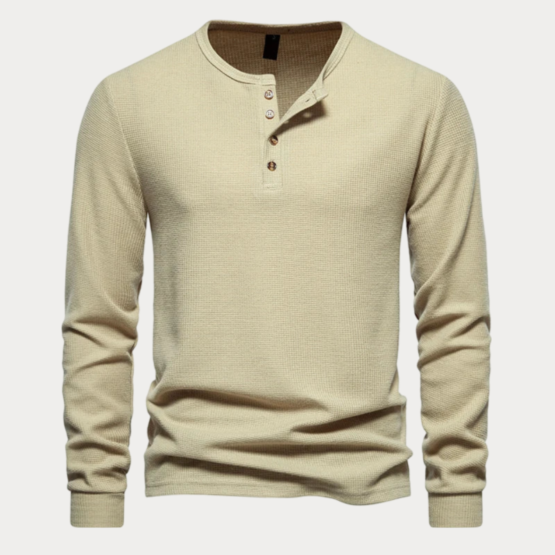 Sarajevo Long Sleeve Henley Shirt