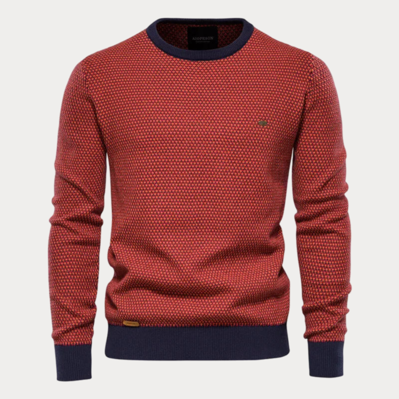 Azania Spliced Pullovers Sweater