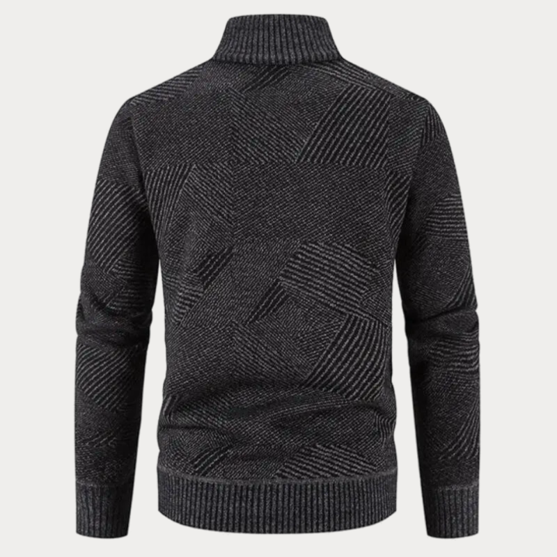 Cristales Turtleneck Knitted Jacket