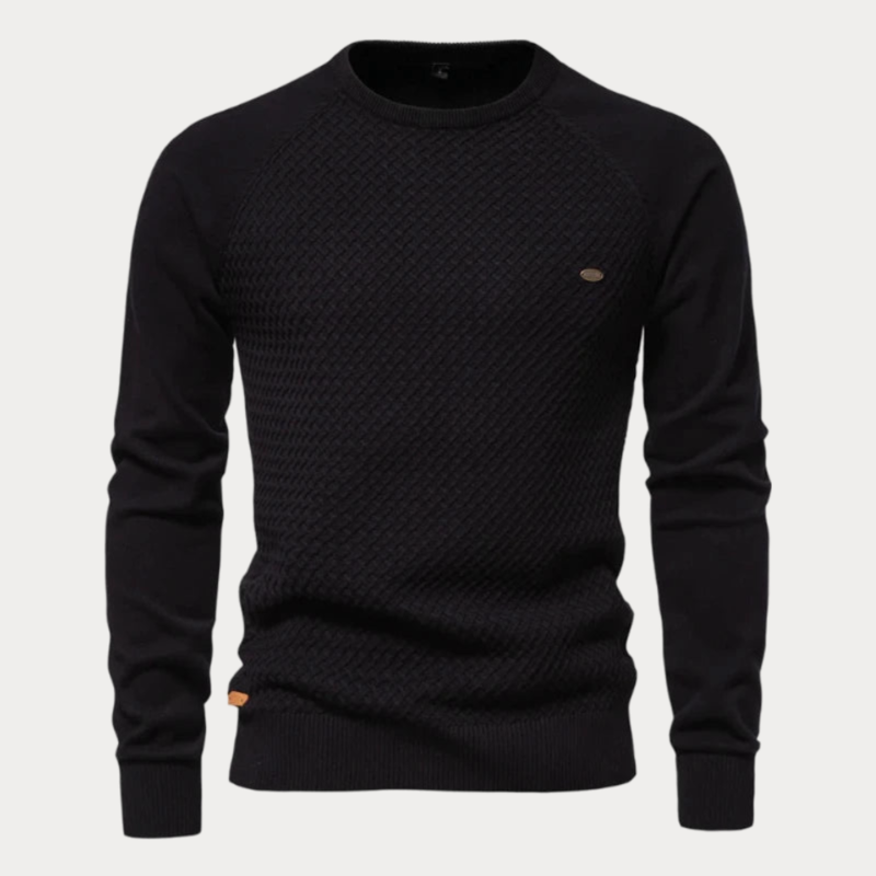 Tyre Crew Neck Cotton Sweater