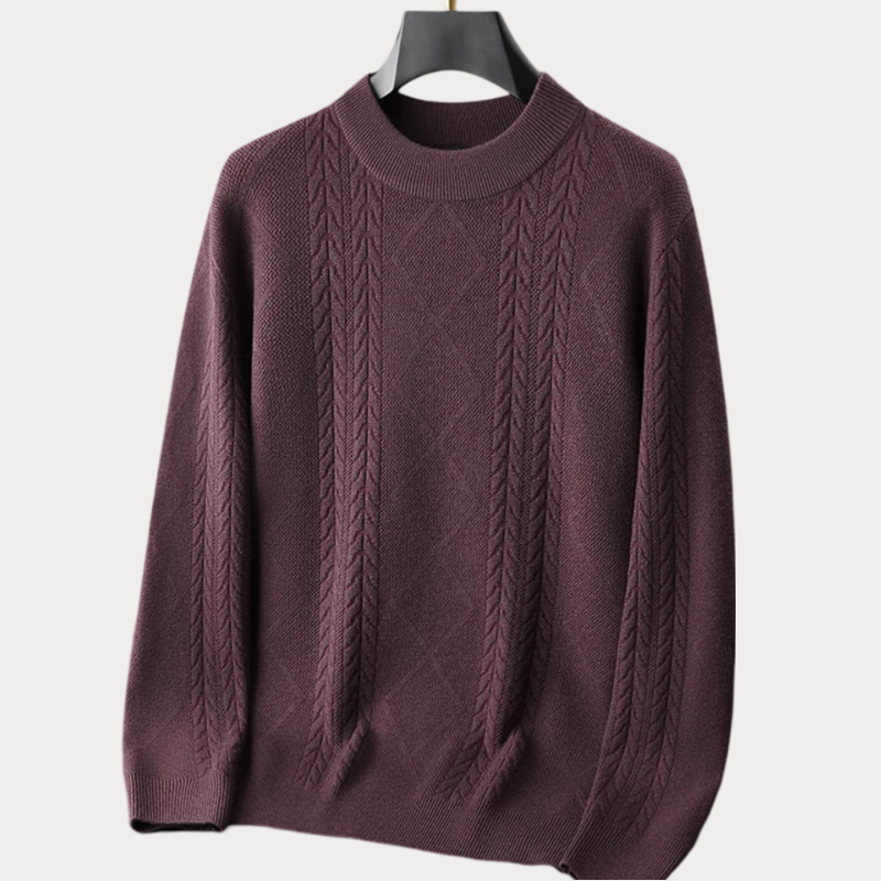 Travertine Casual Round Neck Sweater