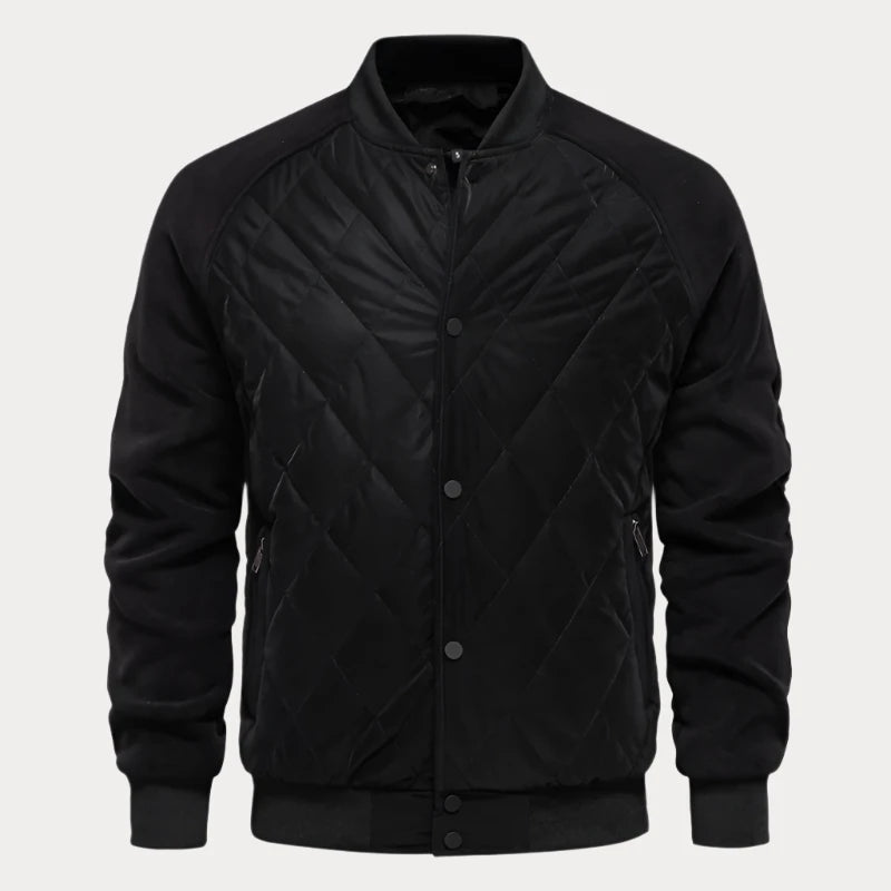 Mockland Lined Fleece Bomber Jacket