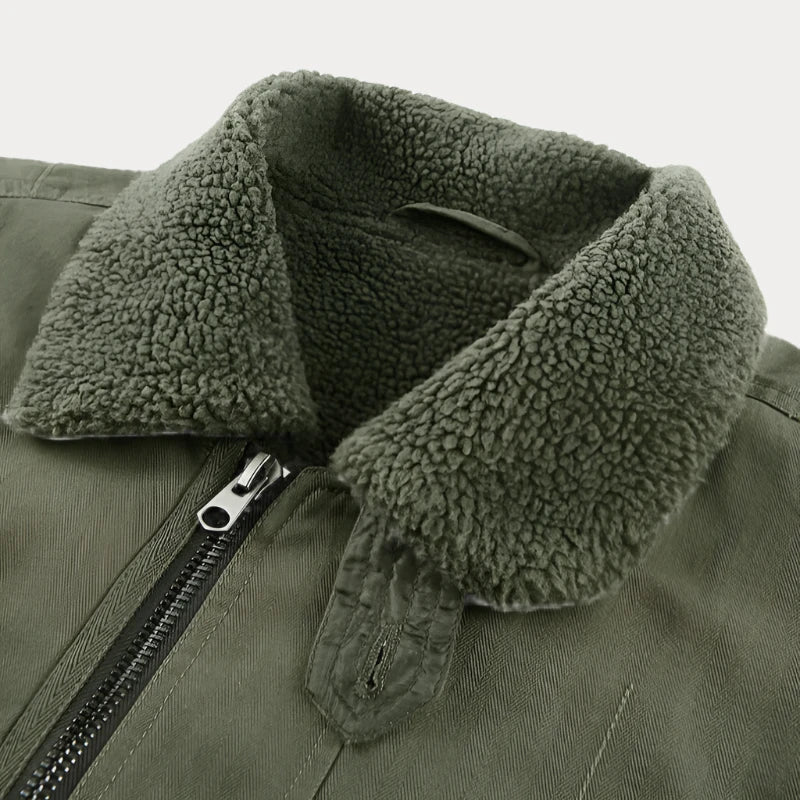 Capracotta Fur Collar Zipped Jacket