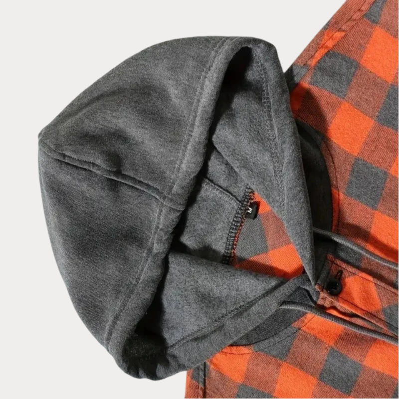 Toliara Plaid Hooded Jacket