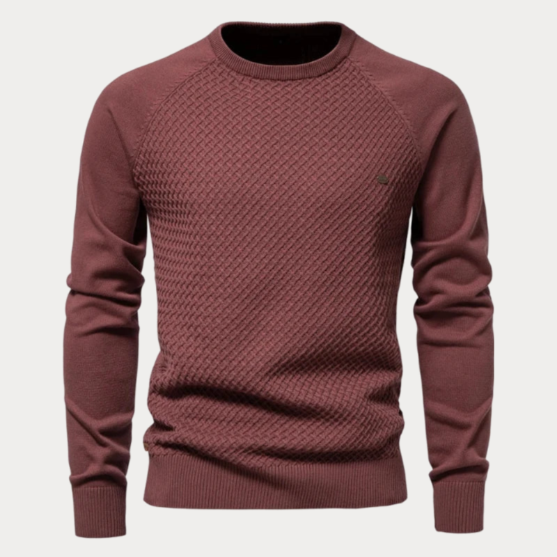 Tyre Crew Neck Cotton Sweater