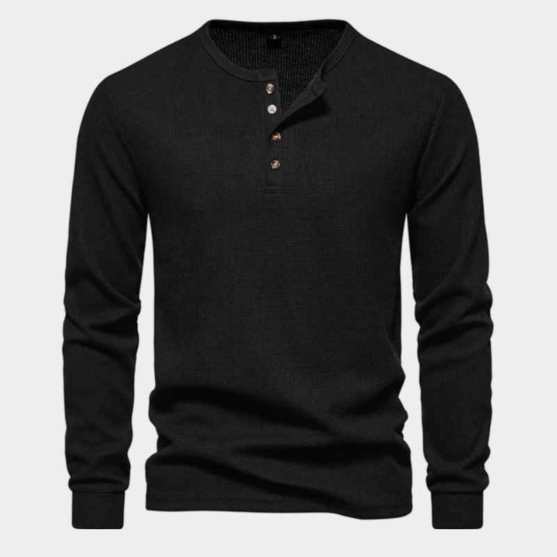 Sarajevo Long Sleeve Henley Shirt