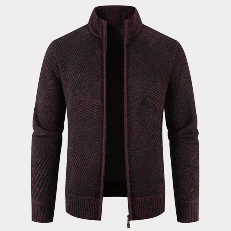 Cristales Turtleneck Knitted Jacket