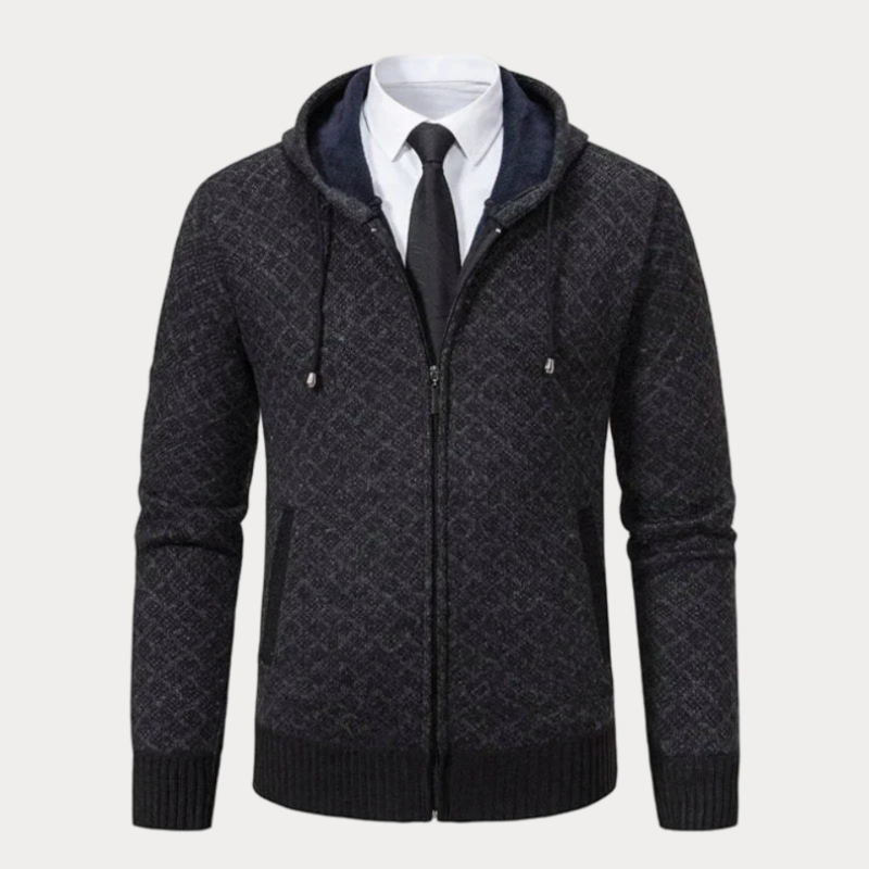 Zenica Hooded Zip-up Cardigan